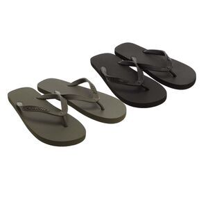 Jack And Jones Mens Basic EVA Flip Flops / Black/Dark Grey